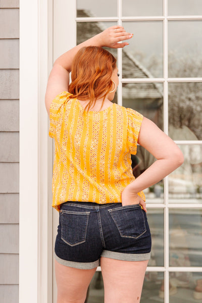 Mellow Yellow Blouse Womens Southern Soul Collectives 