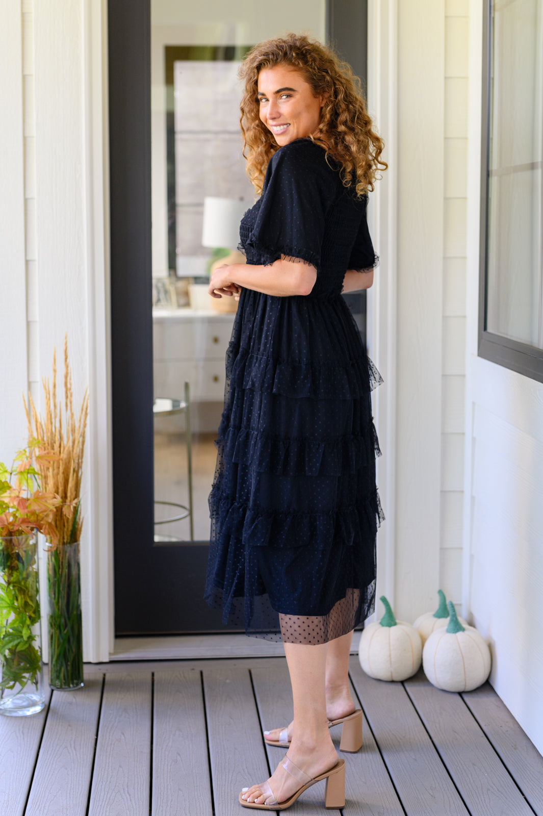 Midnight Waltz Midi Dress Womens Southern Soul Collectives 