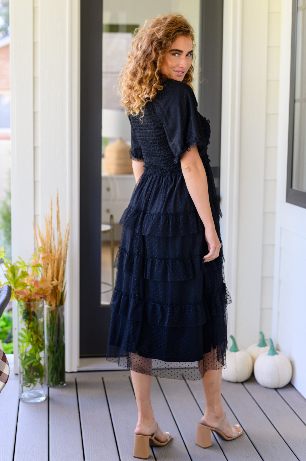Midnight Waltz Midi Dress Womens Southern Soul Collectives 