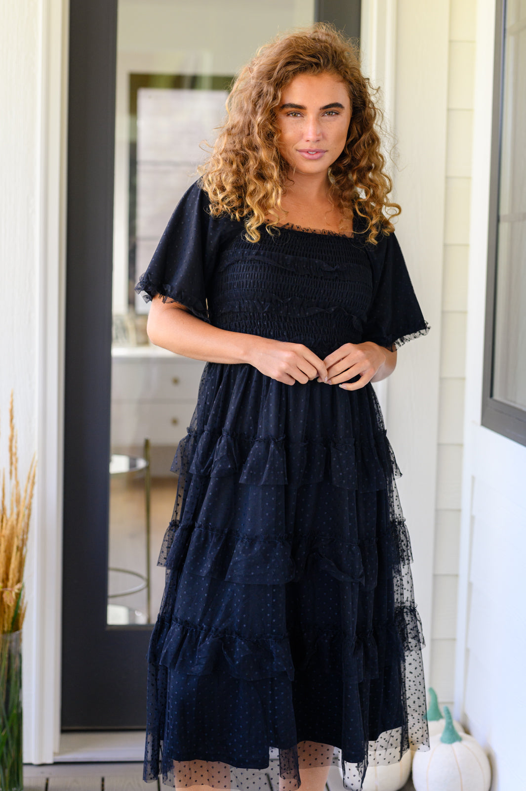 Midnight Waltz Midi Dress Womens Southern Soul Collectives 