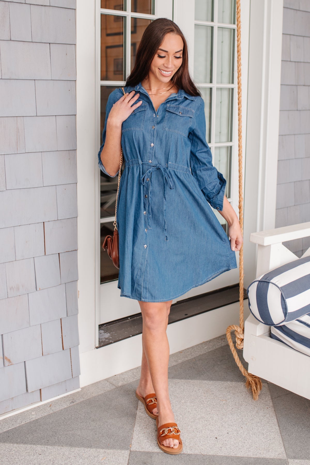 Midwest Denim Dress Womens Southern Soul Collectives 