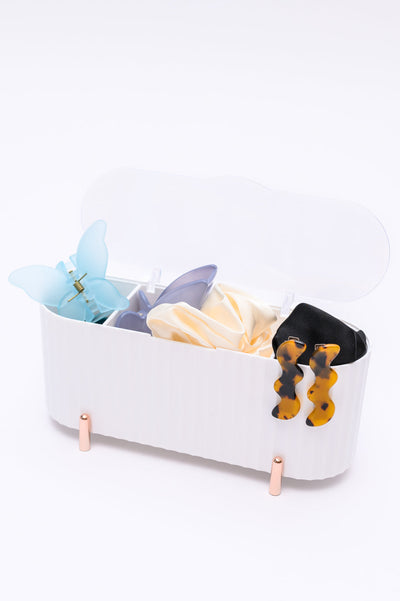 Mini Beauty Organizer in White - Southern Soul Collectives