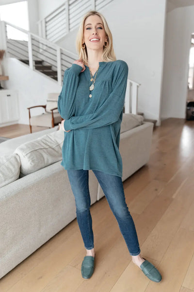 Moon Bay Top In Blue Womens Southern Soul Collectives 