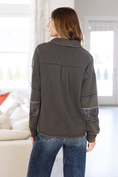 Moonstone Mineral Wash Pullover Tops Southern Soul Collectives