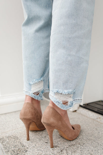 New Me Distressed Jeans Womens Southern Soul Collectives 