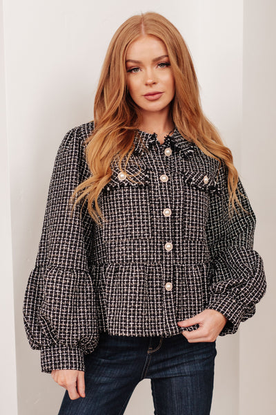 Number Five Tweed Jacket Womens Southern Soul Collectives