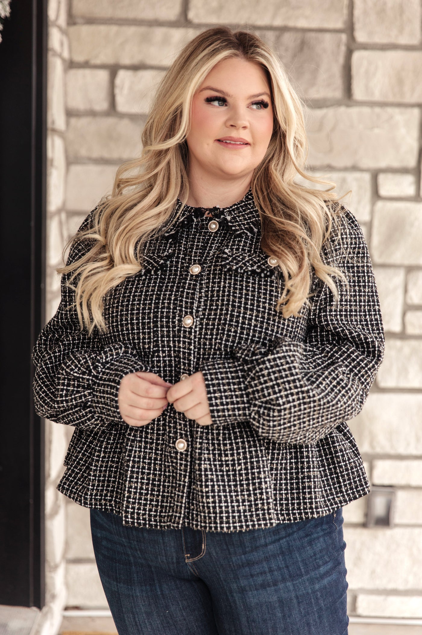 Number Five Tweed Jacket Womens Southern Soul Collectives