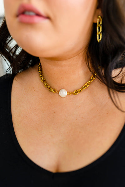 Ocean's Gold Shell Pendant Necklace Womens Southern Soul Collectives 