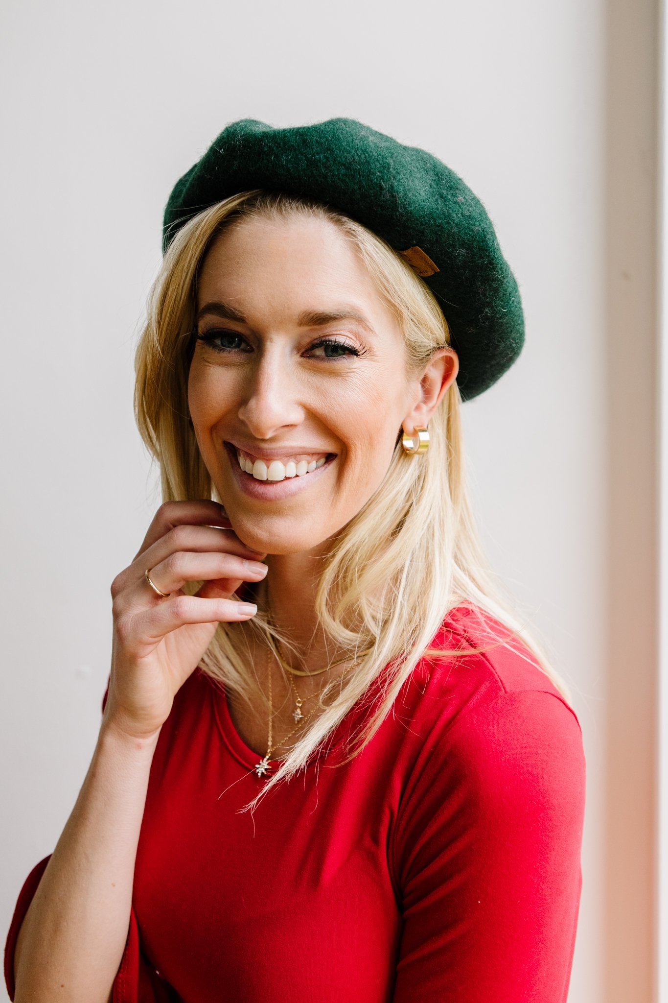 Ooh La La Beret in Forest Womens Southern Soul Collectives 