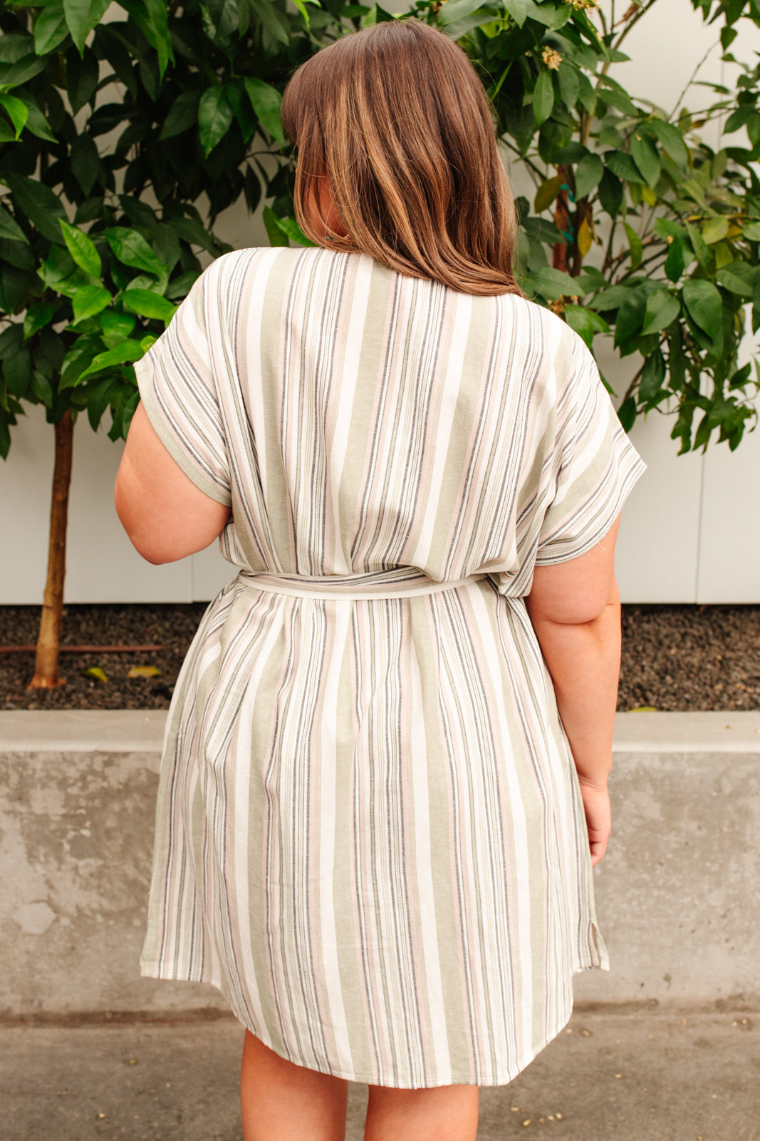 Out For A Cruise Linen Striped Dress Womens Southern Soul Collectives 