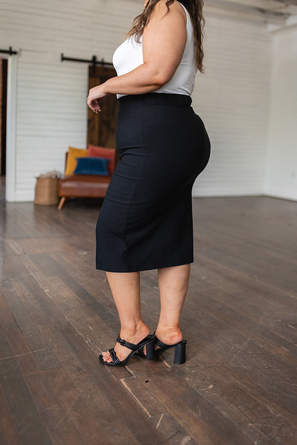 Pencil Me In Pencil Skirt in Black Womens Southern Soul Collectives 