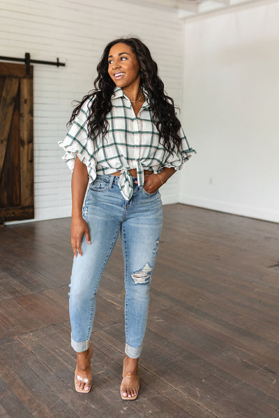 Perfect Picnic Plaid Top Womens Southern Soul Collectives 