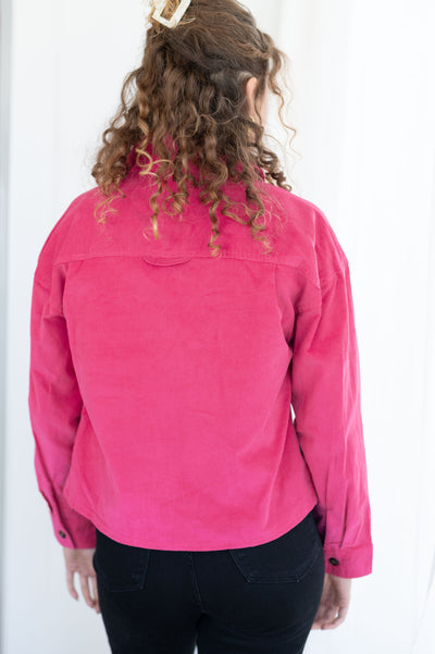 Perfect Pop of Pink Jacket Womens Southern Soul Collectives