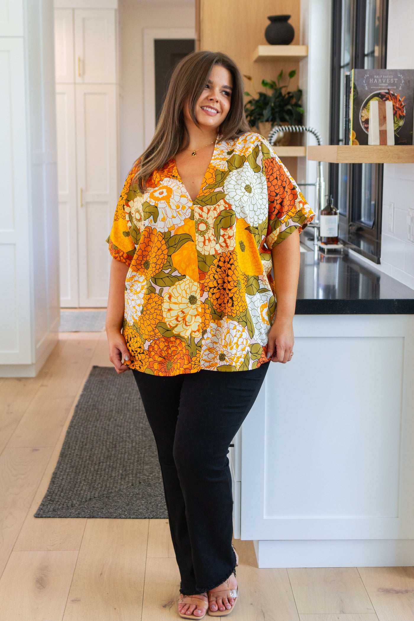 Picking Blooms Blouse in Amber Mix Womens Southern Soul Collectives 