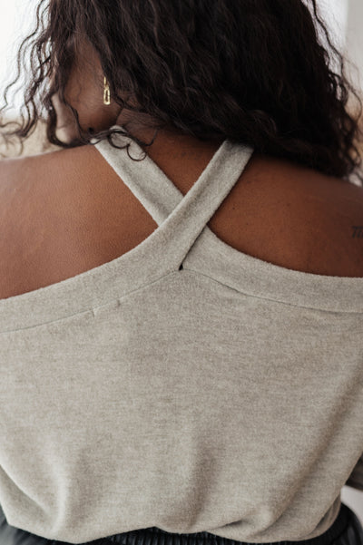 Pizza and a Movie Halter Detail Top - Southern Soul Collectives