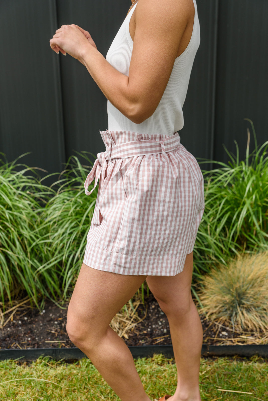 Prim & Pretty Gingham Tie Shorts Womens Southern Soul Collectives 