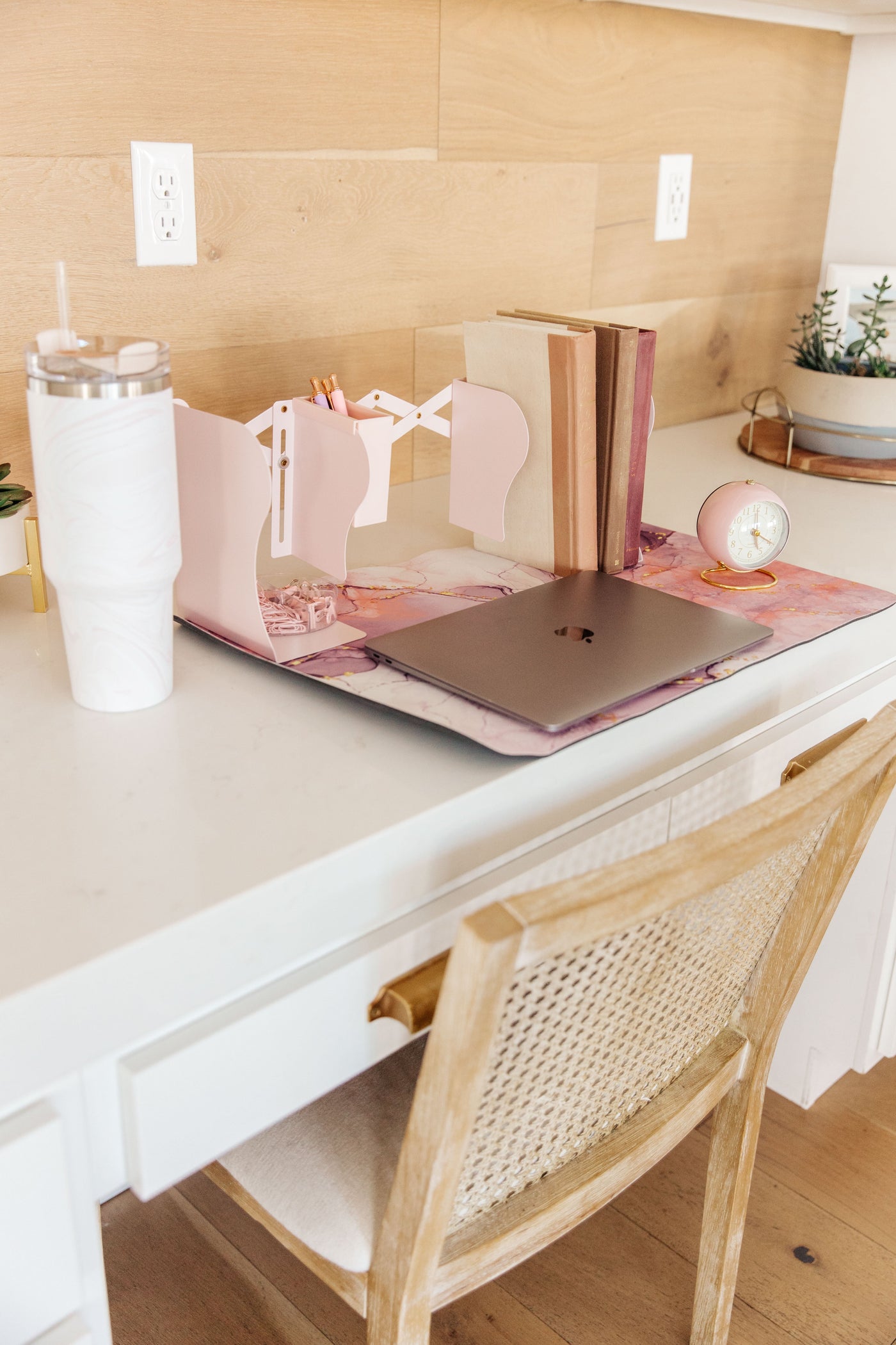 Say No More Luxury desk pad in Pink Marble Womens Southern Soul Collectives
