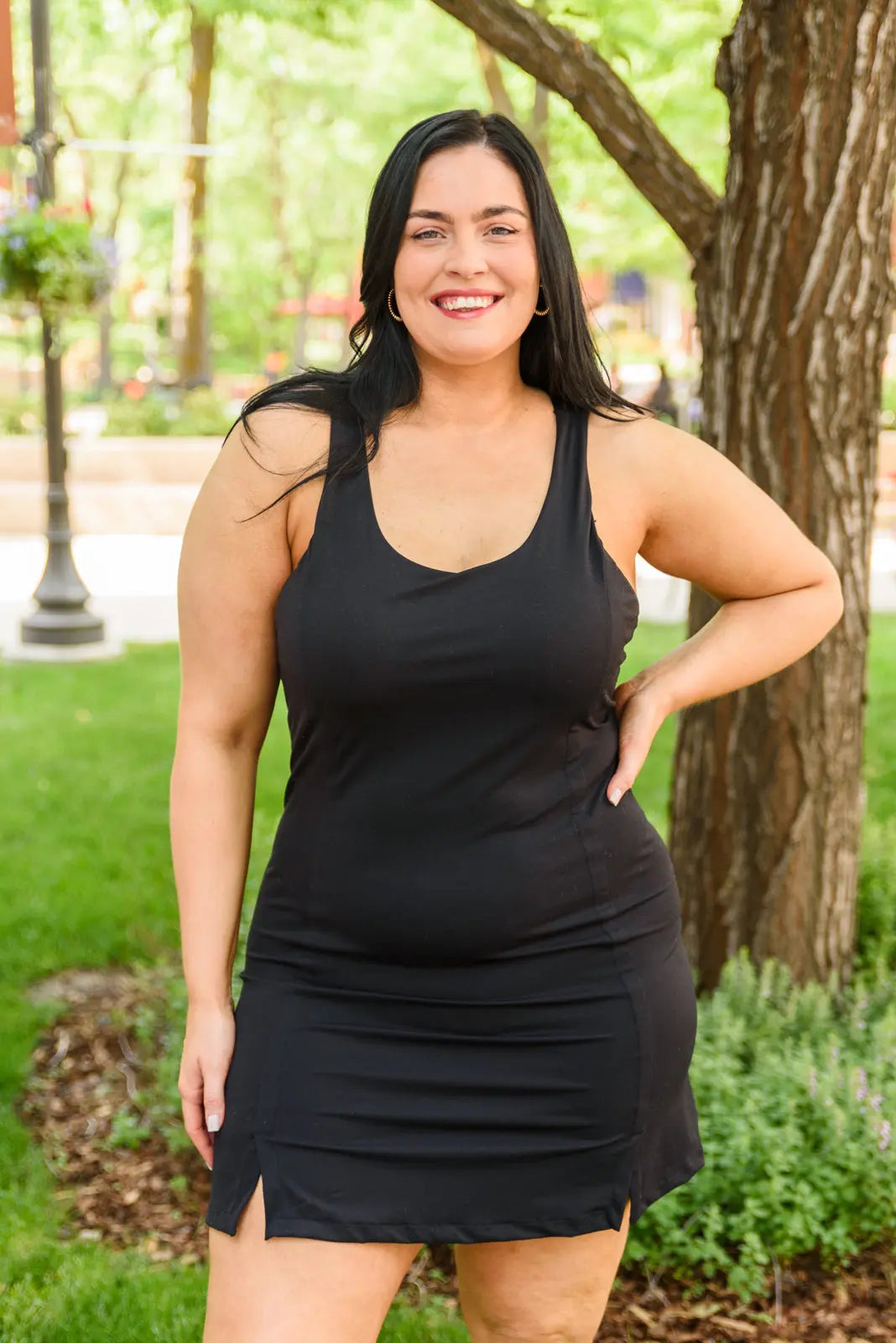 Pump It Up Black Athleisure Dress Womens Southern Soul Collectives 