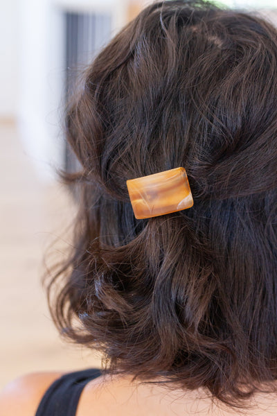 Rectangle Cuff Hair Tie Elastic in Amber Womens Southern Soul Collectives 