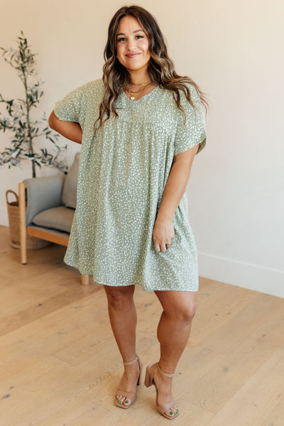 Rodeo Lights Dolman Sleeve Dress in Green Floral Southern Soul Collectives