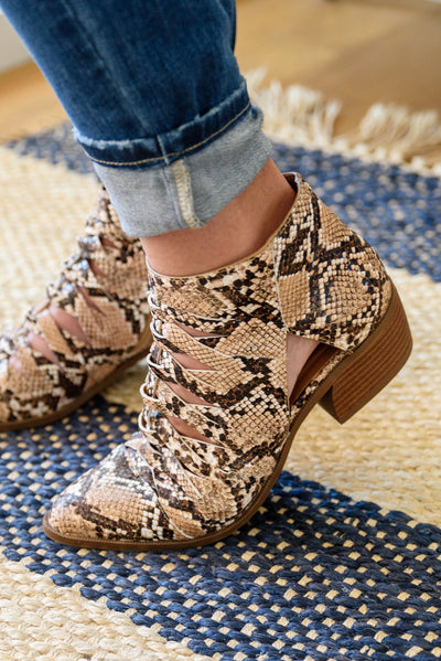 Sadie Ankle Boots In Snakeskin Womens Southern Soul Collectives 