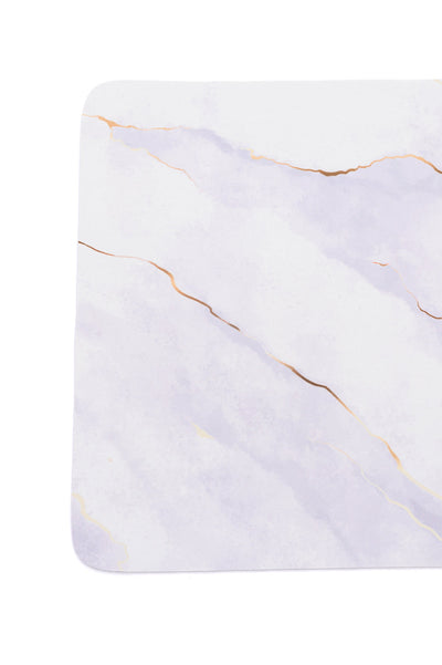 Say No More Luxury desk pad in White Marble Womens Southern Soul Collectives