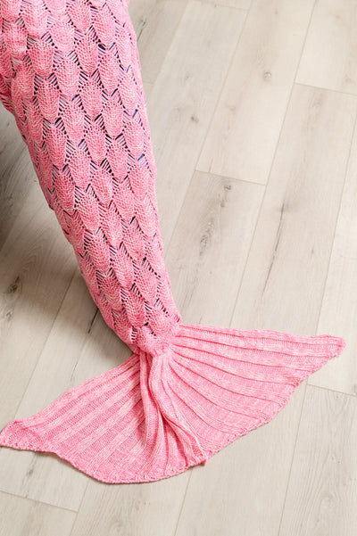 Seaside Magic Chenille Mermaid Tail In Pink Womens Southern Soul Collectives