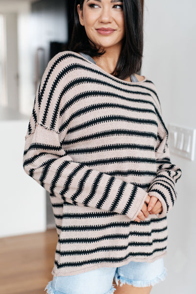 Self Assured Striped Sweater Womens Southern Soul Collectives