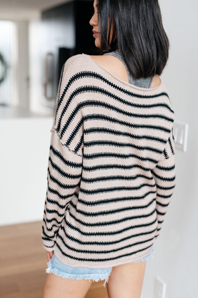 Self Assured Striped Sweater Womens Southern Soul Collectives