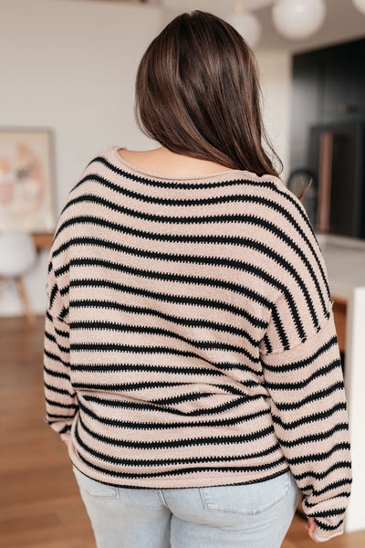 Self Assured Striped Sweater Womens Southern Soul Collectives