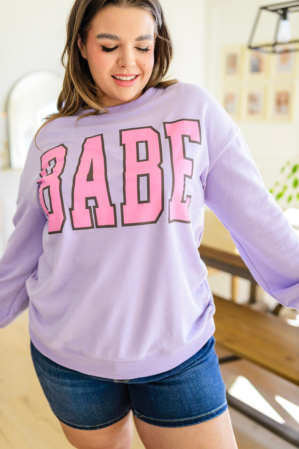 She's a Babe Sweatshirt Womens Southern Soul Collectives 