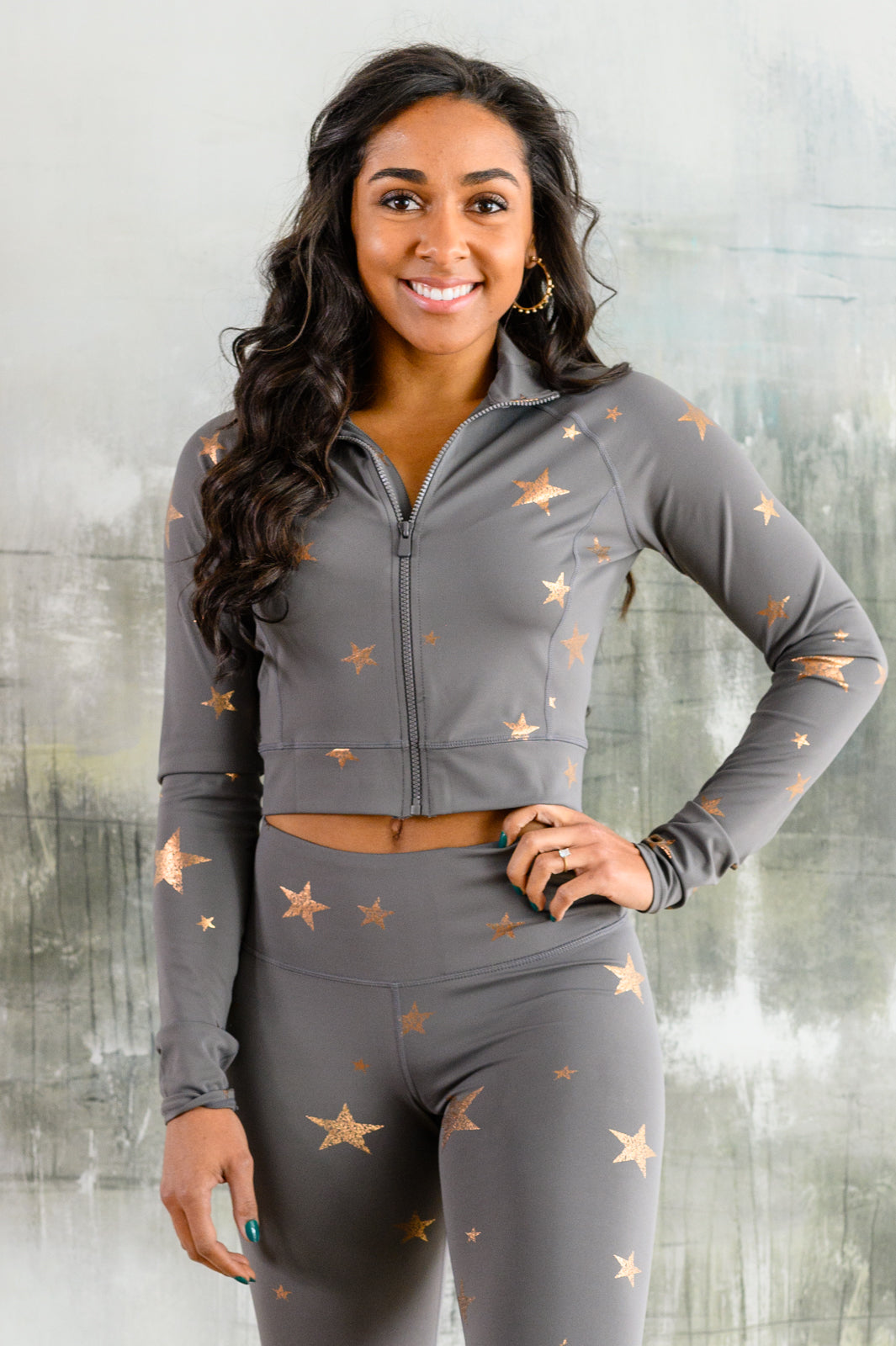 Shine Like A Star Zip Up Workout Jacket Womens Southern Soul Collectives 