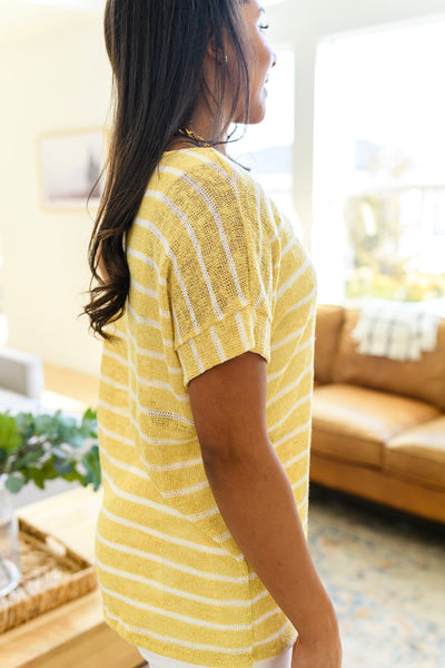 Simply Sweet Striped Top Womens Southern Soul Collectives 