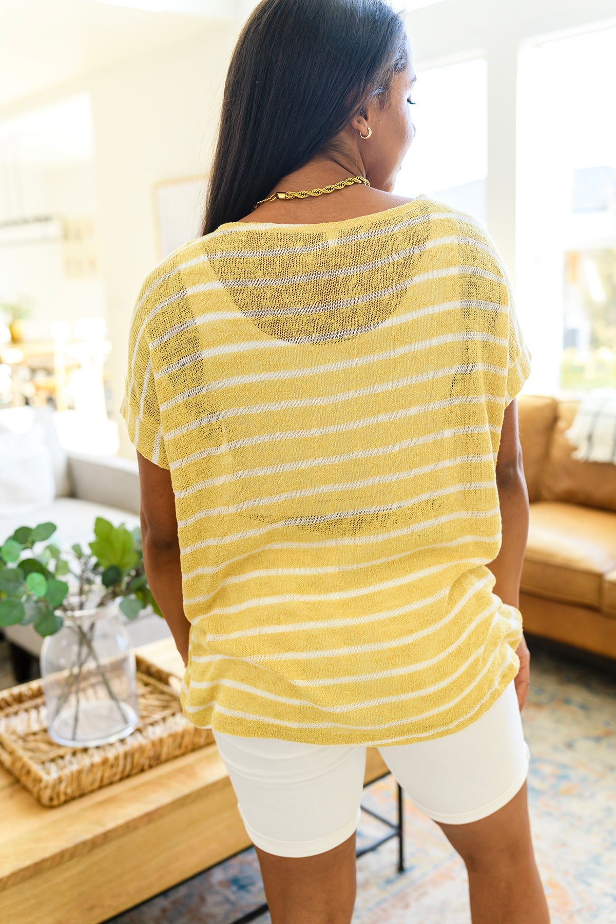 Simply Sweet Striped Top Womens Southern Soul Collectives 