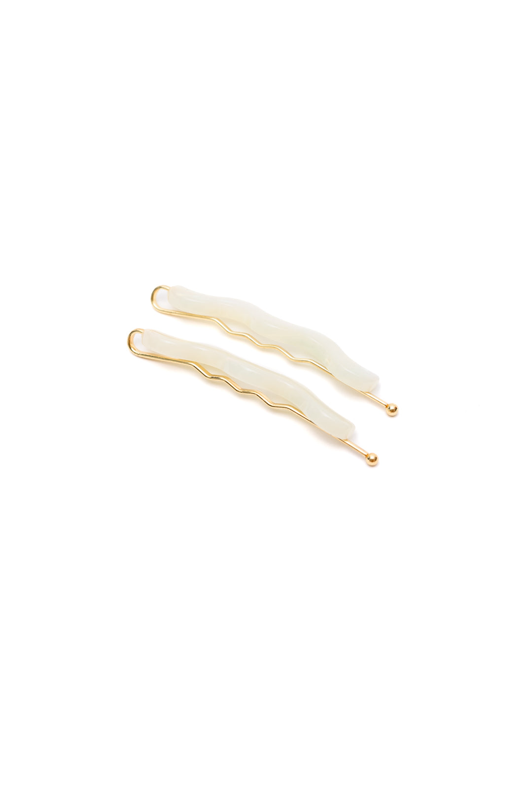 Sleek Waves Hair Clip in White Tortoise Womens Southern Soul Collectives 