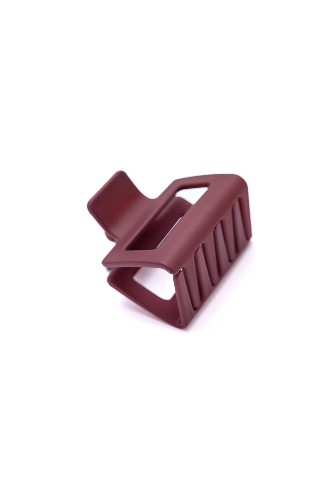 Small Square Claw Clip in Matte Berry Womens Southern Soul Collectives 