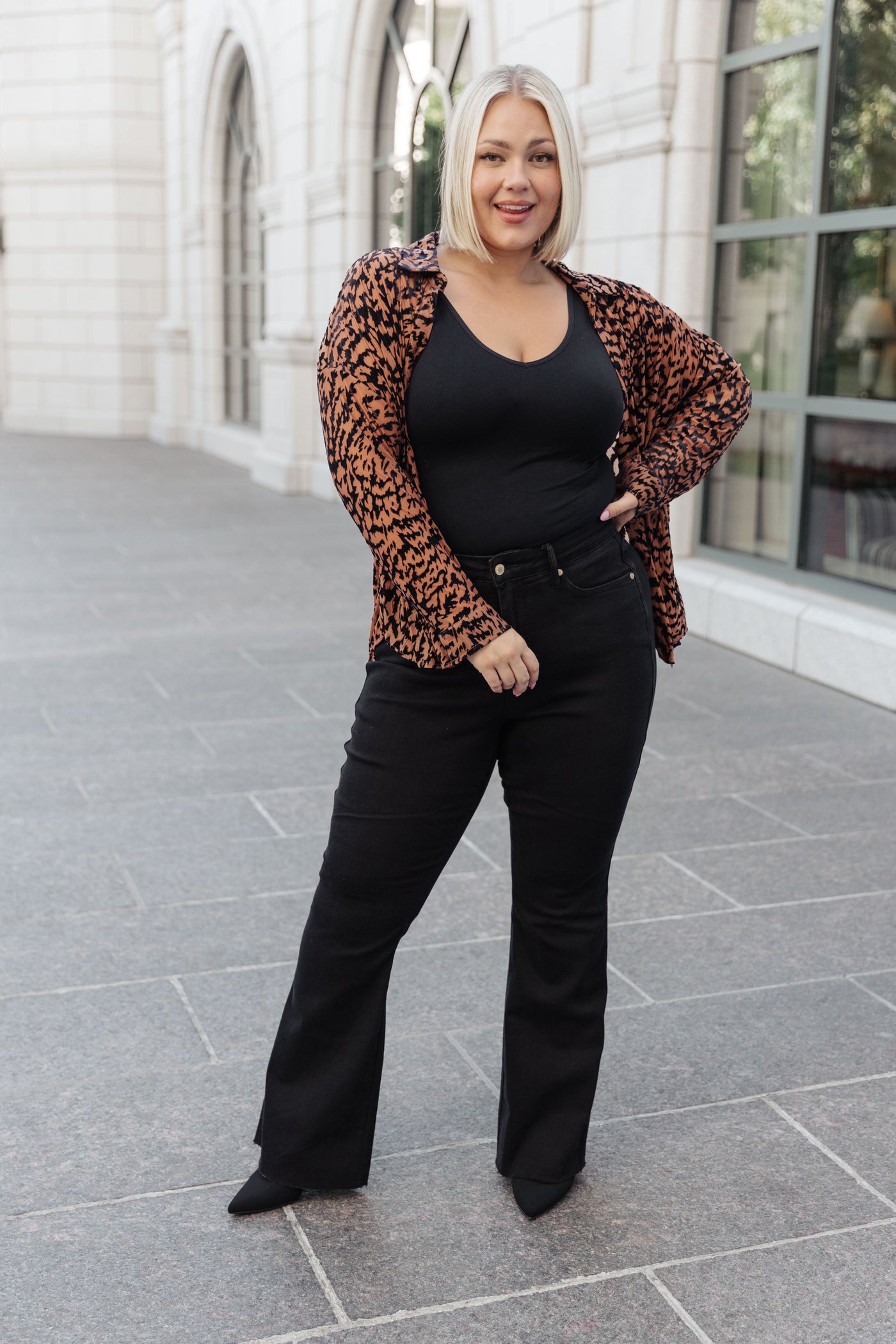 So Fierce Animal Print Blouse Womens Southern Soul Collectives