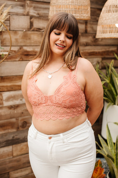 So This is Love Bralette in Coral Haze Womens Southern Soul Collectives 