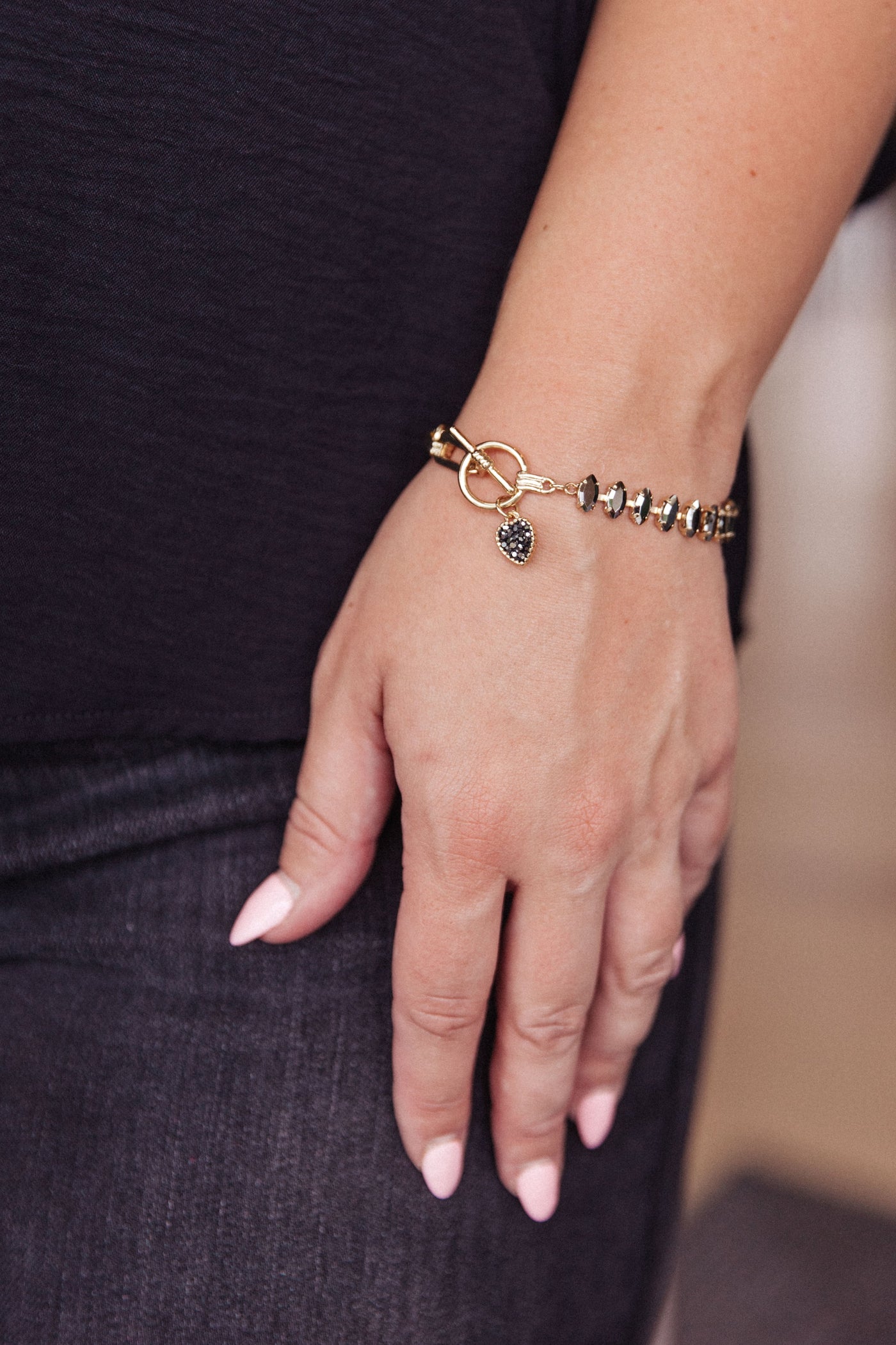 Sofia Toggle Bracelet In Gold Womens Southern Soul Collectives 