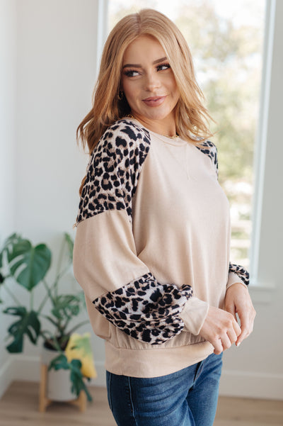 Sometime Safari Animal Print Top Womens Southern Soul Collectives