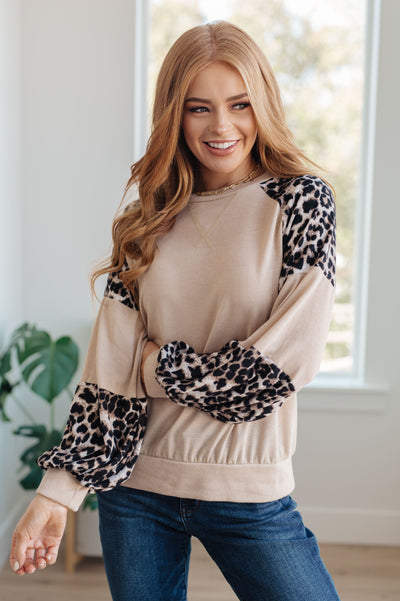 Sometime Safari Animal Print Top Womens Southern Soul Collectives