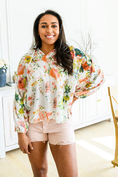 Spring Haiku Floral Blouse Womens Southern Soul Collectives 