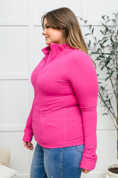 Staying Swift Activewear Jacket in Raspberry Womens Southern Soul Collectives 