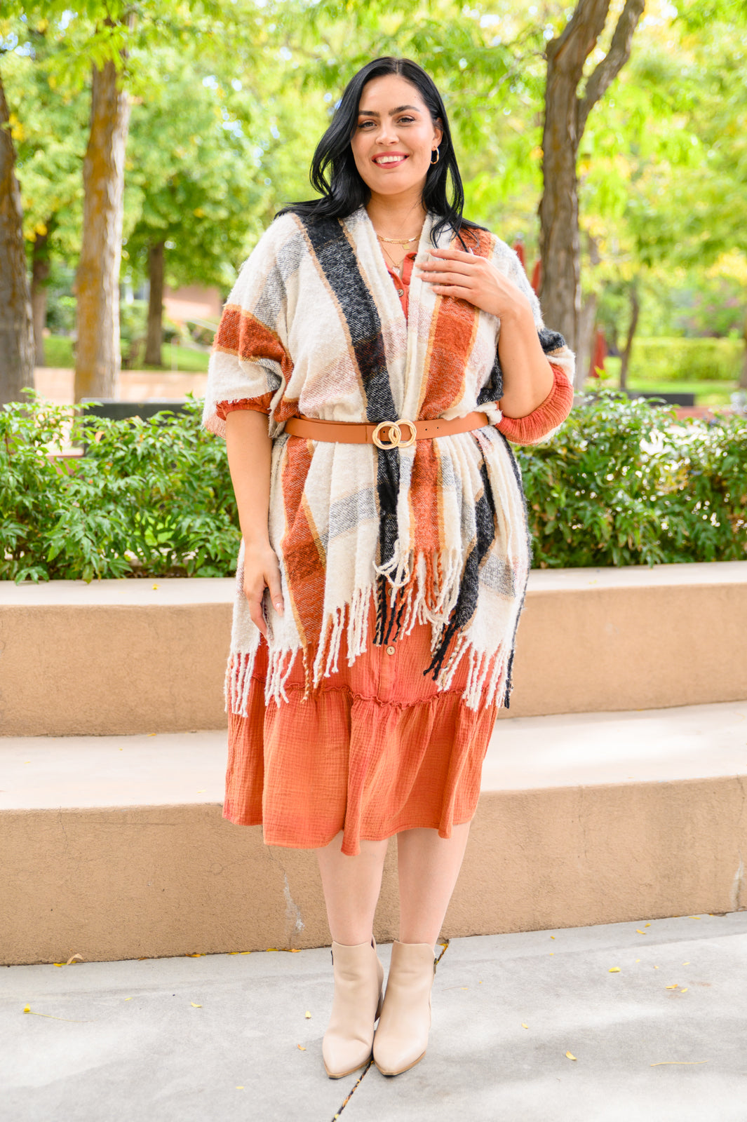 Stuck With You Vintage Overdye Dress In Rust Womens Southern Soul Collectives 