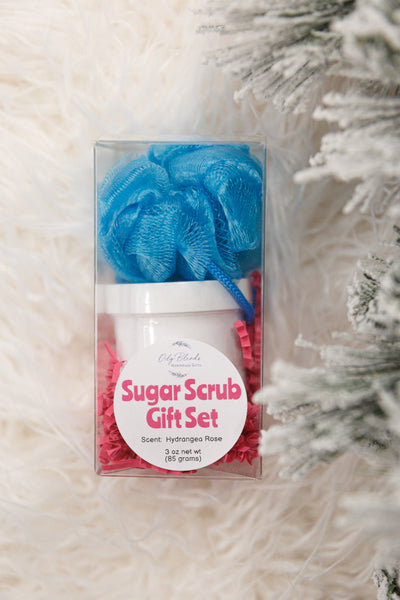Sugar Scrub Gift Set in Hydrangea Rose Womens Southern Soul Collectives 