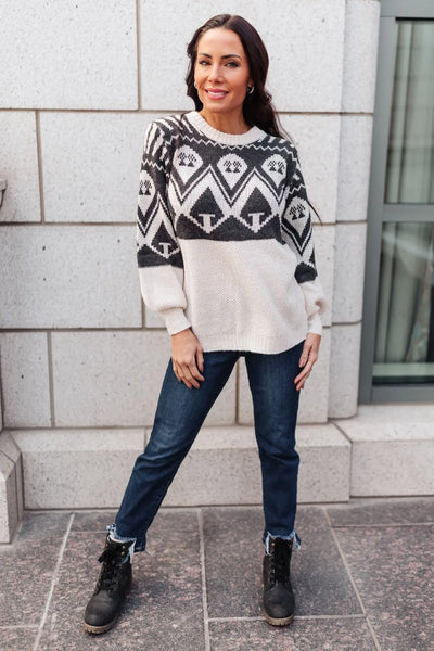 Summit Sweater In Charcoal Womens Southern Soul Collectives 