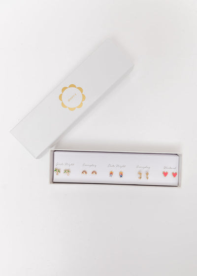 Sunny State Of Mind Box Earring Set Womens Southern Soul Collectives 