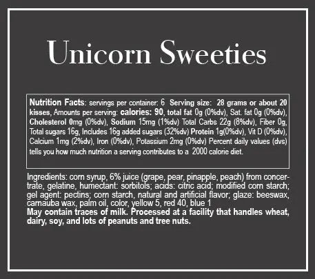 Sweetables | Unicorn Sweeties Snacks & Treats Southern Soul Collectives 