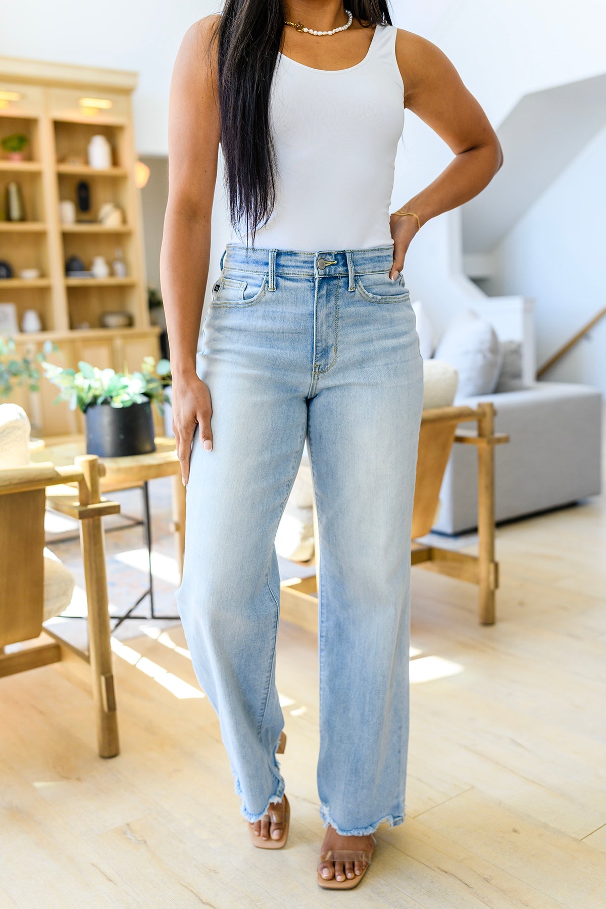 Judy Blue Tate High Rise Straight Jeans Womens Southern Soul Collectives 