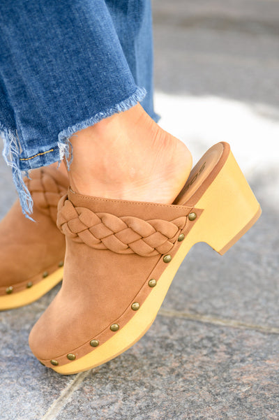 Taylor Braided Clogs In Brown Womens Southern Soul Collectives 